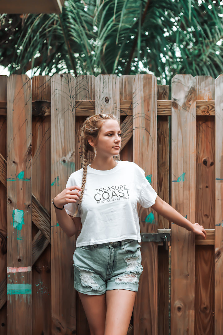 Best Coast Crop Top Tee