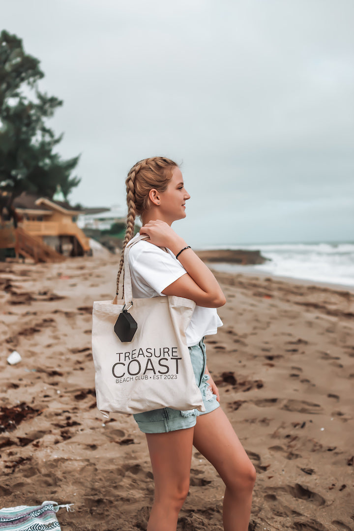 Best Coast Cotton Canvas Beach Tote