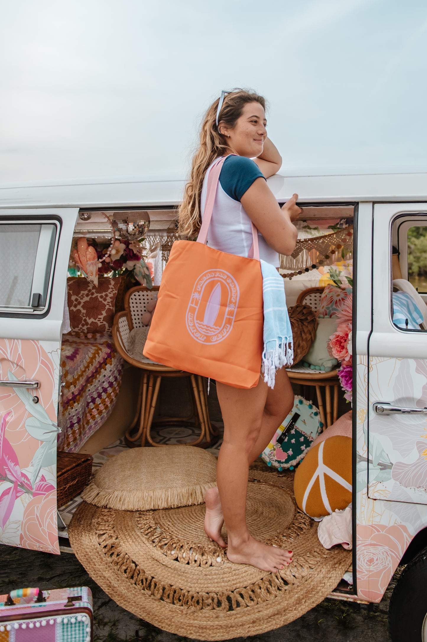 Surfer Chick Beach Tote