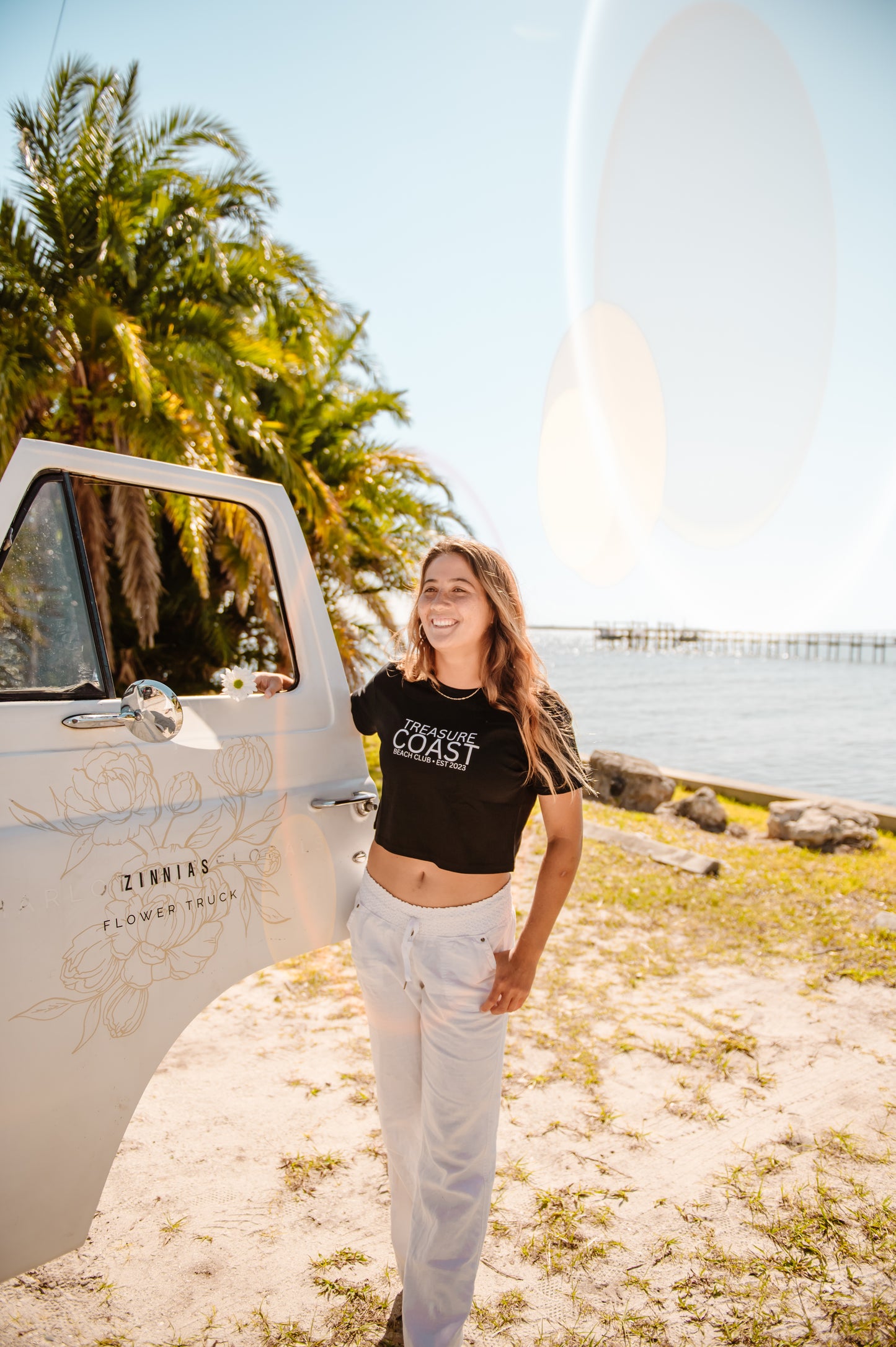 Best Coast Crop Top Tee