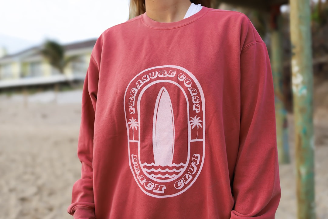 Surfer Chick Comfort Colors Pullover