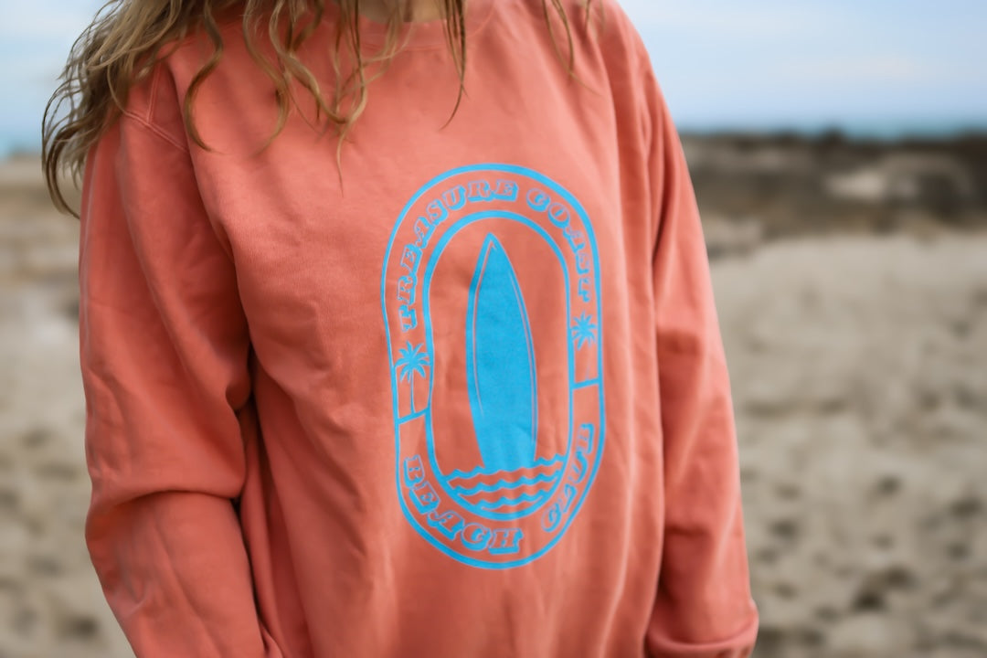 Surfer Chick Comfort Colors Pullover