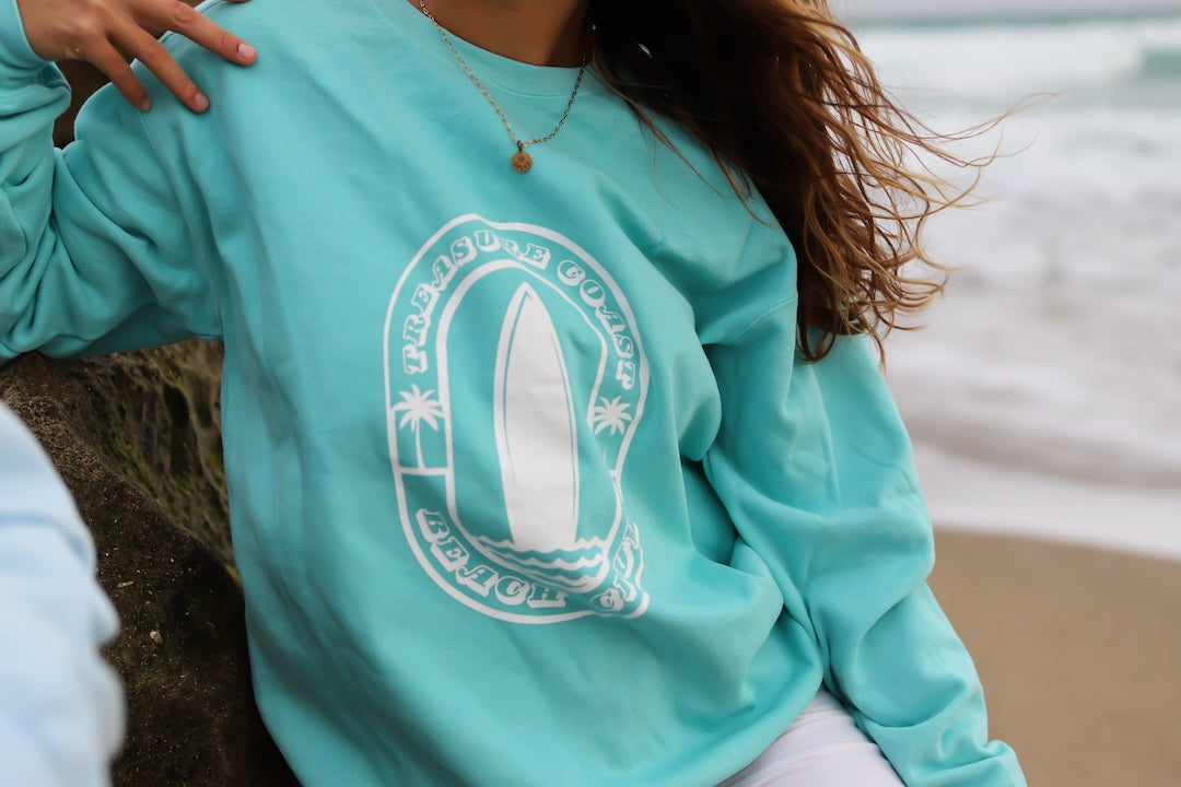 Surfer Chick Comfort Colors Pullover