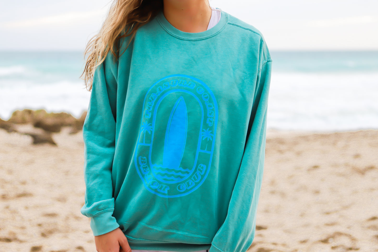 Surfer Chick Comfort Colors Pullover