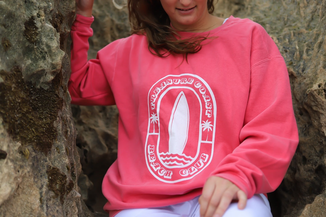 Surfer Chick Comfort Colors Pullover